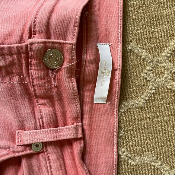 7 For All Mankind.  Stretch Pink Skinny Jean. - Picture 3 of 3